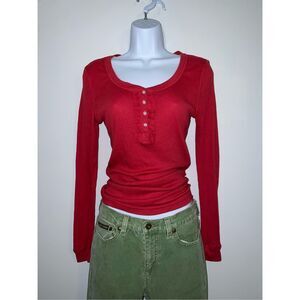 Vintage Y2K fitted Tommy Hilfiger red baby doll ￼